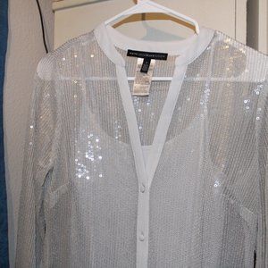 White House Black Market Sequence Blouse